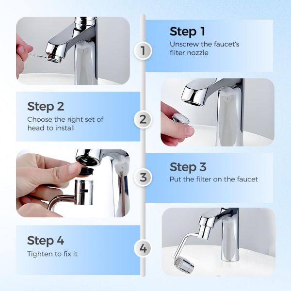 Meatball Rotation Meatball.ThatDailyDeal - EXTREME SGD - 1440° Rotatable Faucet Aerator ...