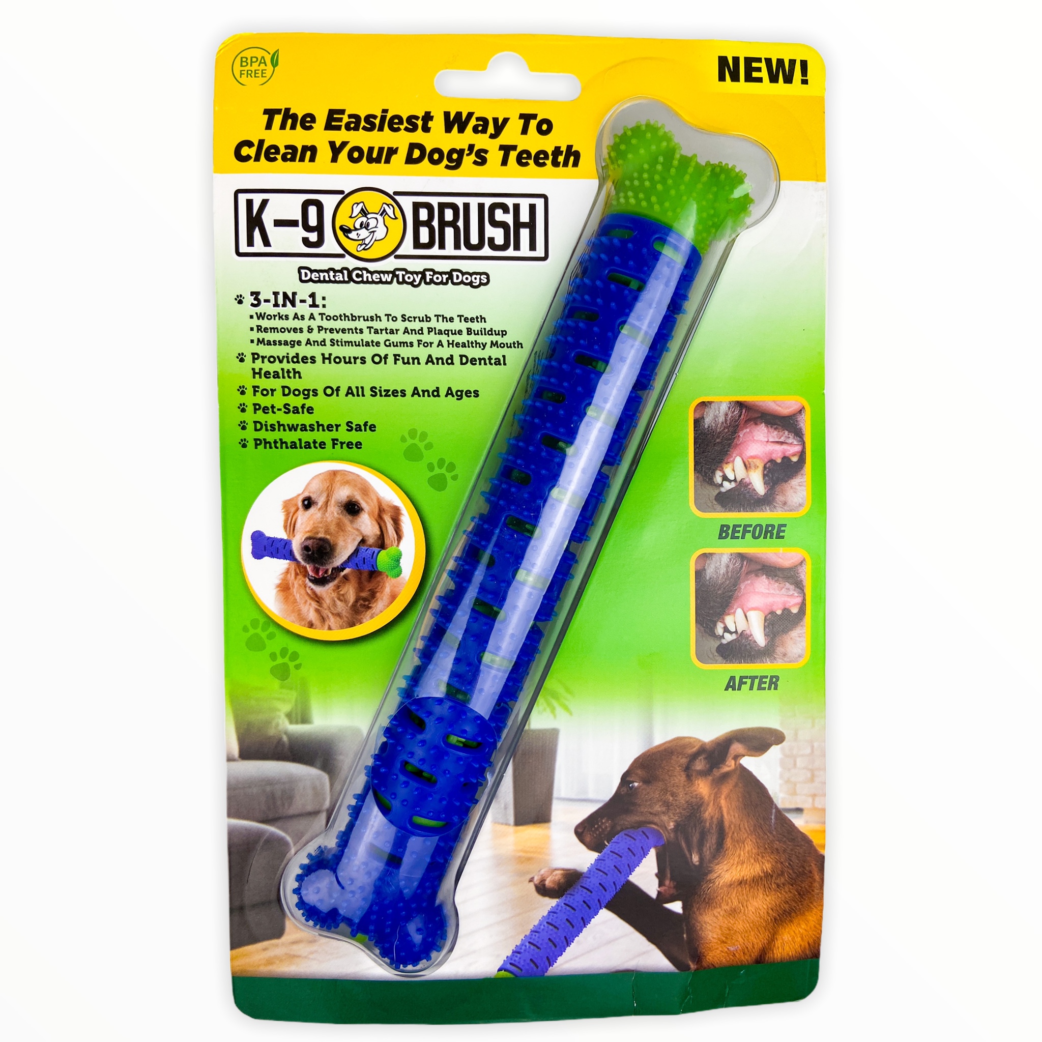 Meatball.ThatDailyDeal EXTREME SGD Chew Brush for Dogs Works