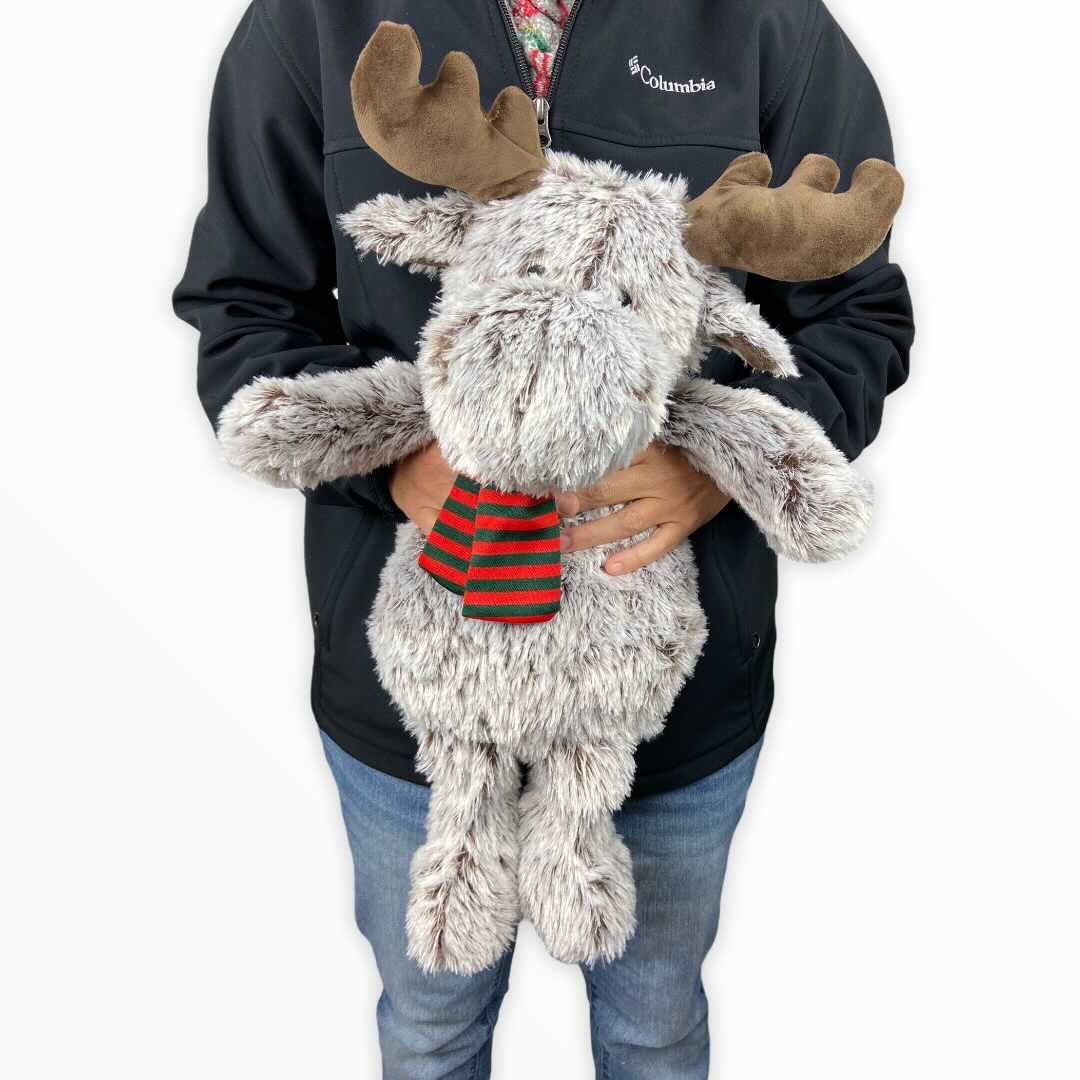 christmas moose dog toy