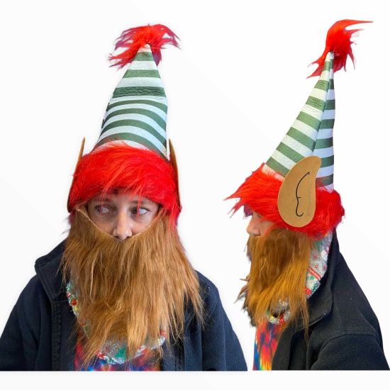 Meatball.ThatDailyDeal - EXTREME SGD - Elf Hat with Beard And Santa Hat ...