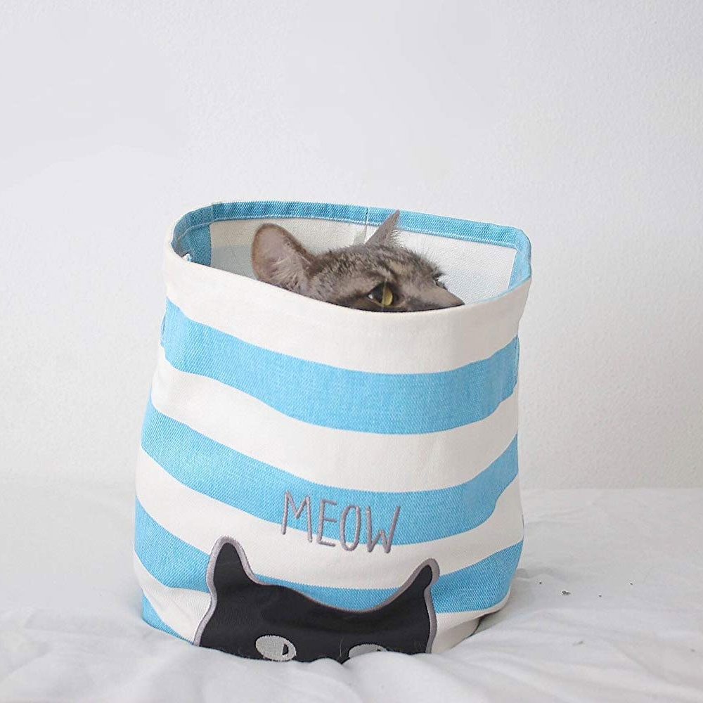 Meatball.ThatDailyDeal EXTREME SGD CLEARANCE Meow Canvas Storage