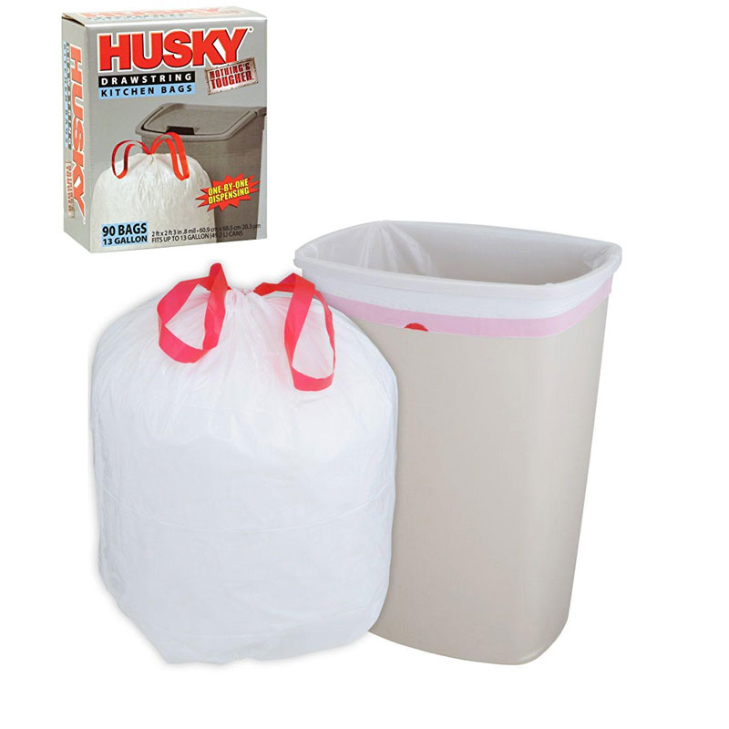 Meatball.ThatDailyDeal - EXTREME SGD - Husky 13 Gal. Drawstring Kitchen ...