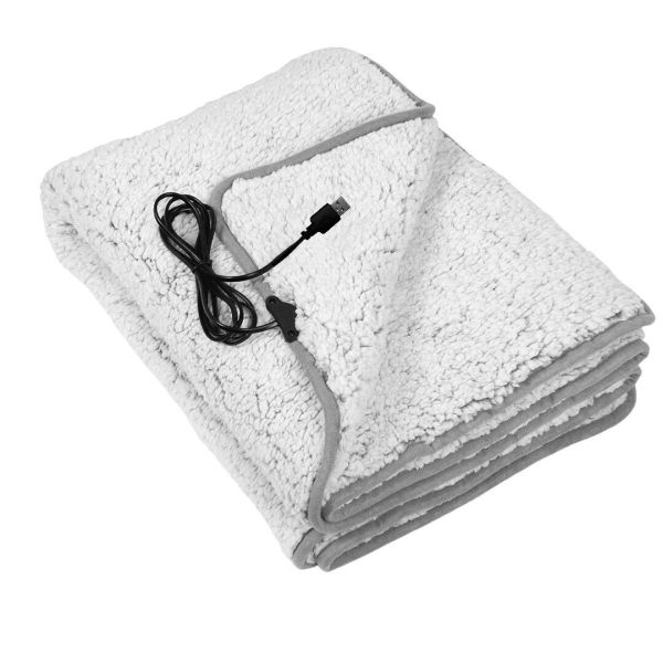Meatball.ThatDailyDeal EXTREME SGD Sherpa Fleece Heated Throw