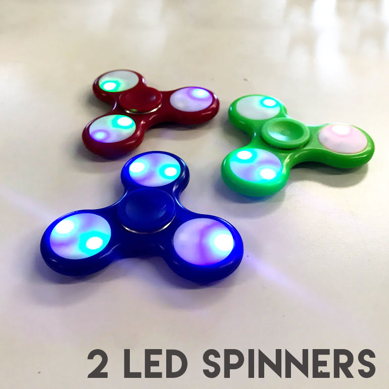 Meatball.ThatDailyDeal - EXTREME SGD - 6 Pack of Spinners - 2 LED - 2 ...